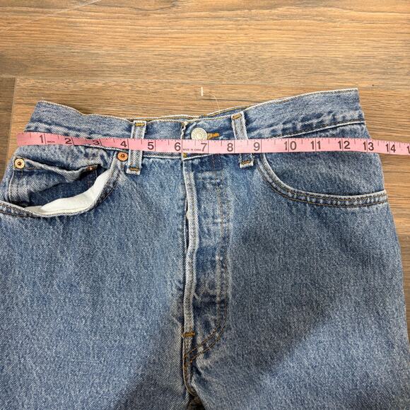 EB Denim Farrah Flare Button Fly Retro Jeans Light Blue Wash Split Hem - Picture 10 of 12